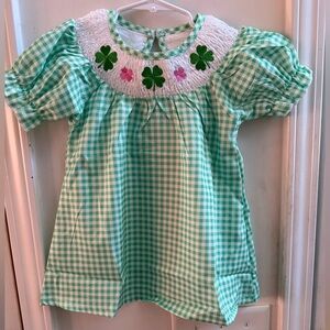 New Smocked St Patrick’s Dress